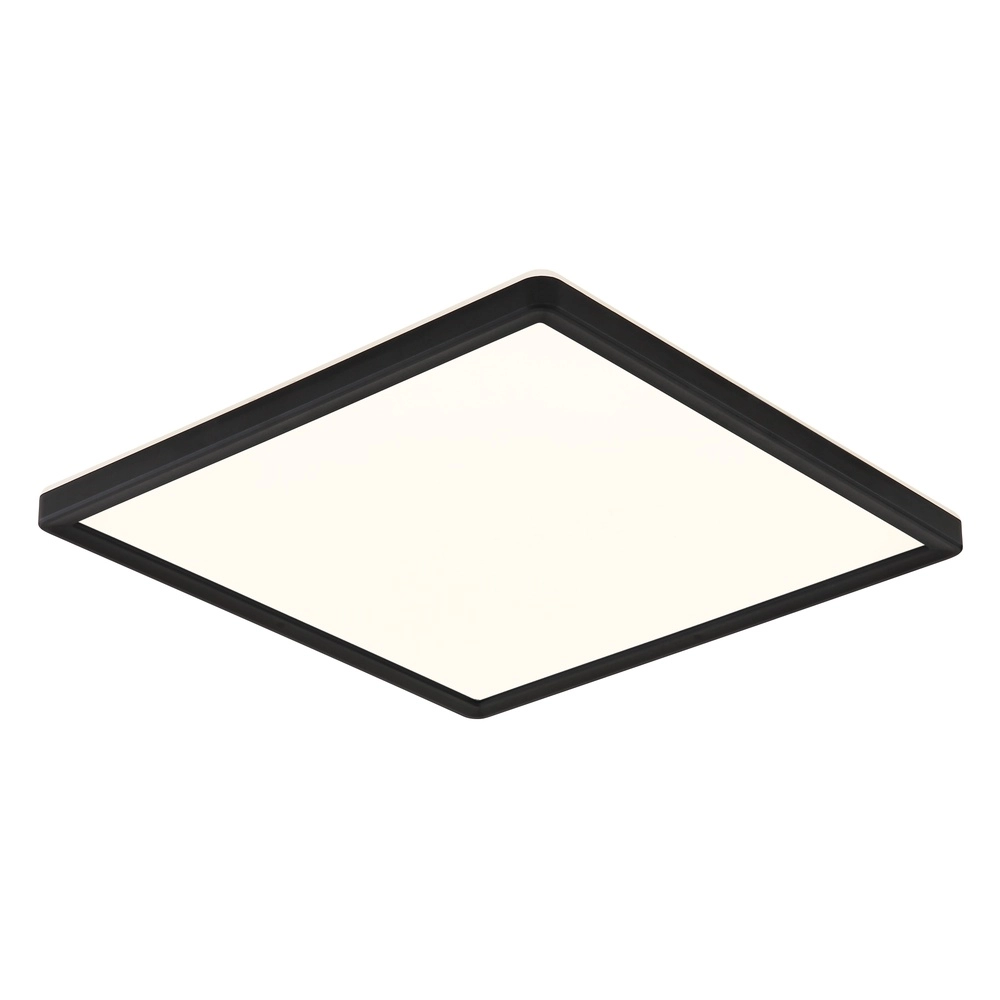 Deckenlicht Sapana Quadrat 29,4 cm Schwarz