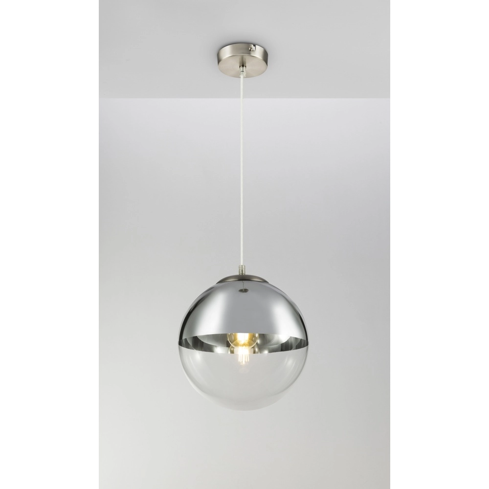 Pendellampe Varus Nickel Ø 30 cm Globo 9007371377442