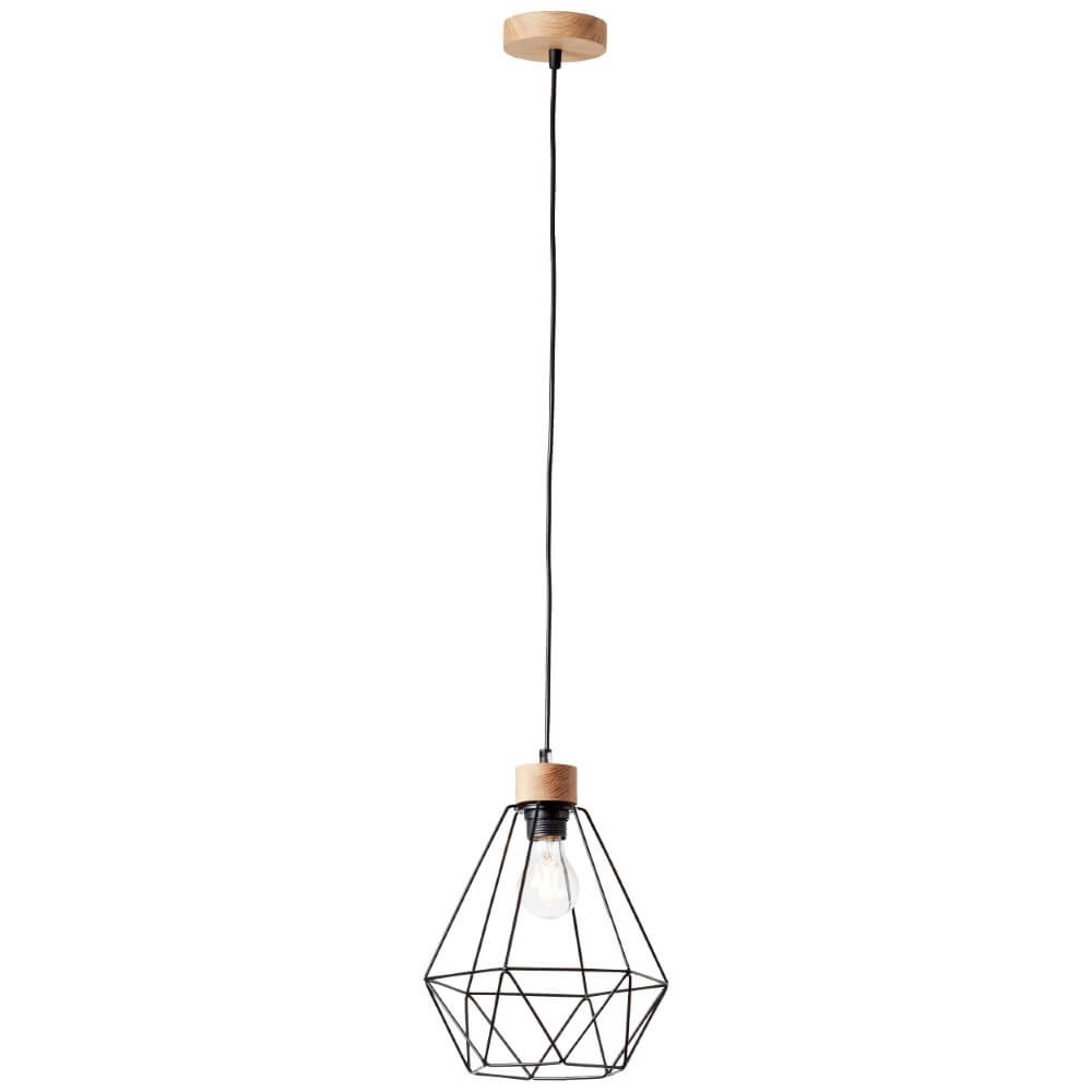 Ø 25cm Hängelampe Drewno ländlich Brilliant 4004353396465