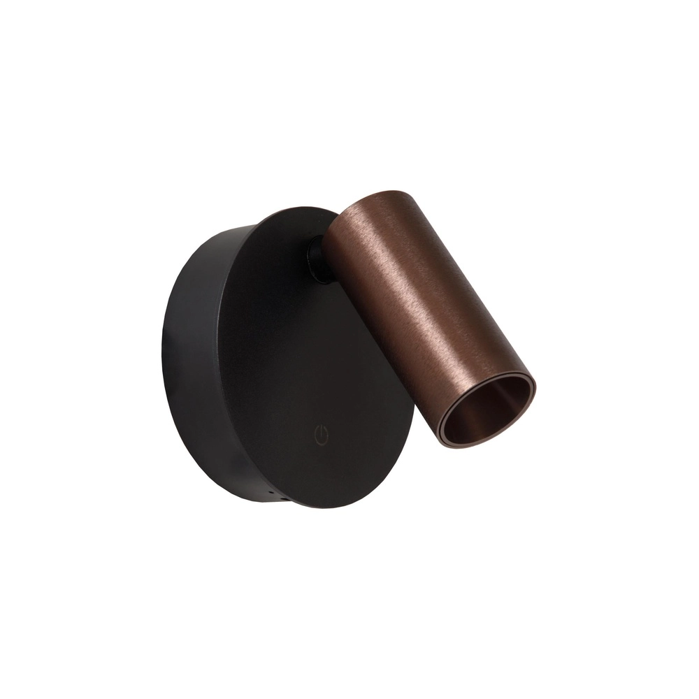 Wiederaufladbare Wandlampe Toni Magnetischer Kaffeebraun