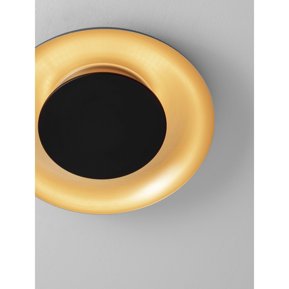 Design-Deckenleuchte Epos Ø 40cm schwarz mit gold Lyora 5212017463203