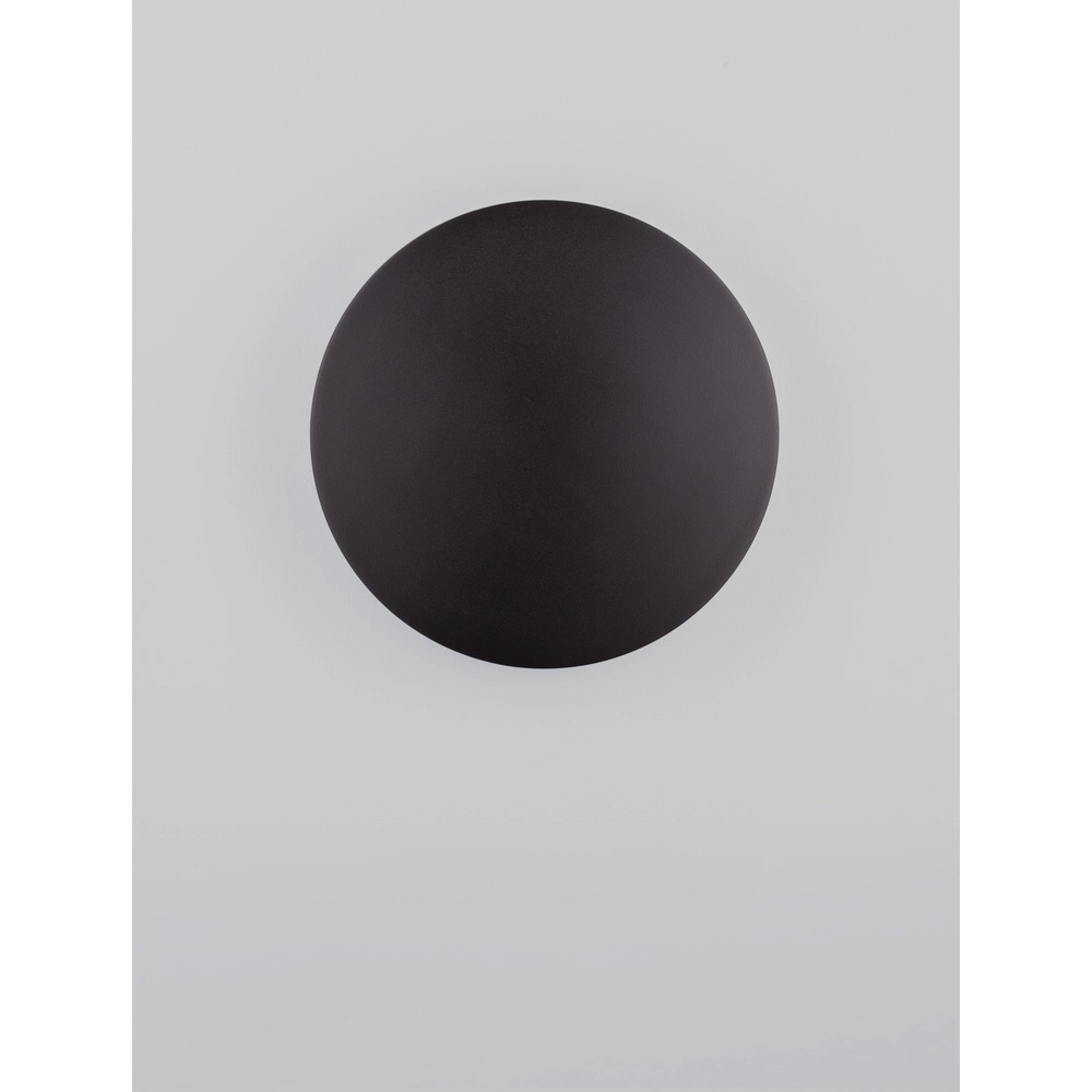 Runde Wandleuchte Copper schwarz Ø 24cm Lyora 5212017447364