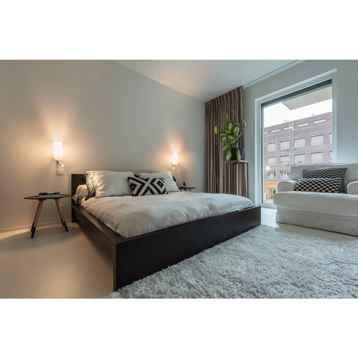 Schlafzimmer Wandleuchte Quadrass weiß SLV 4024163235860