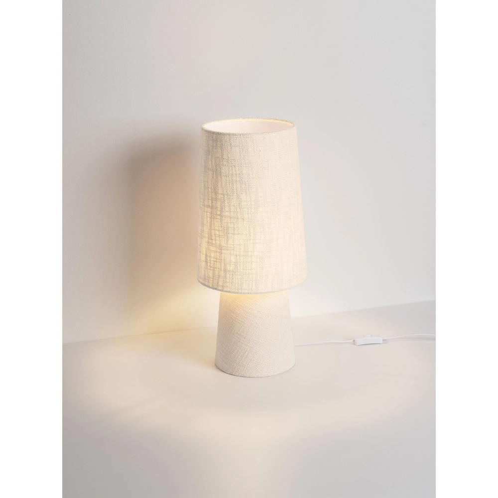 Japandi-Tischlampe Nebia Beige Lyora 5212017493996
