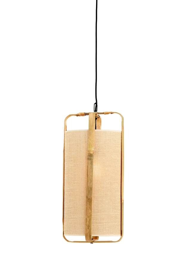 Cremefarbene Pendelleuchte Sendai Ø 32cm