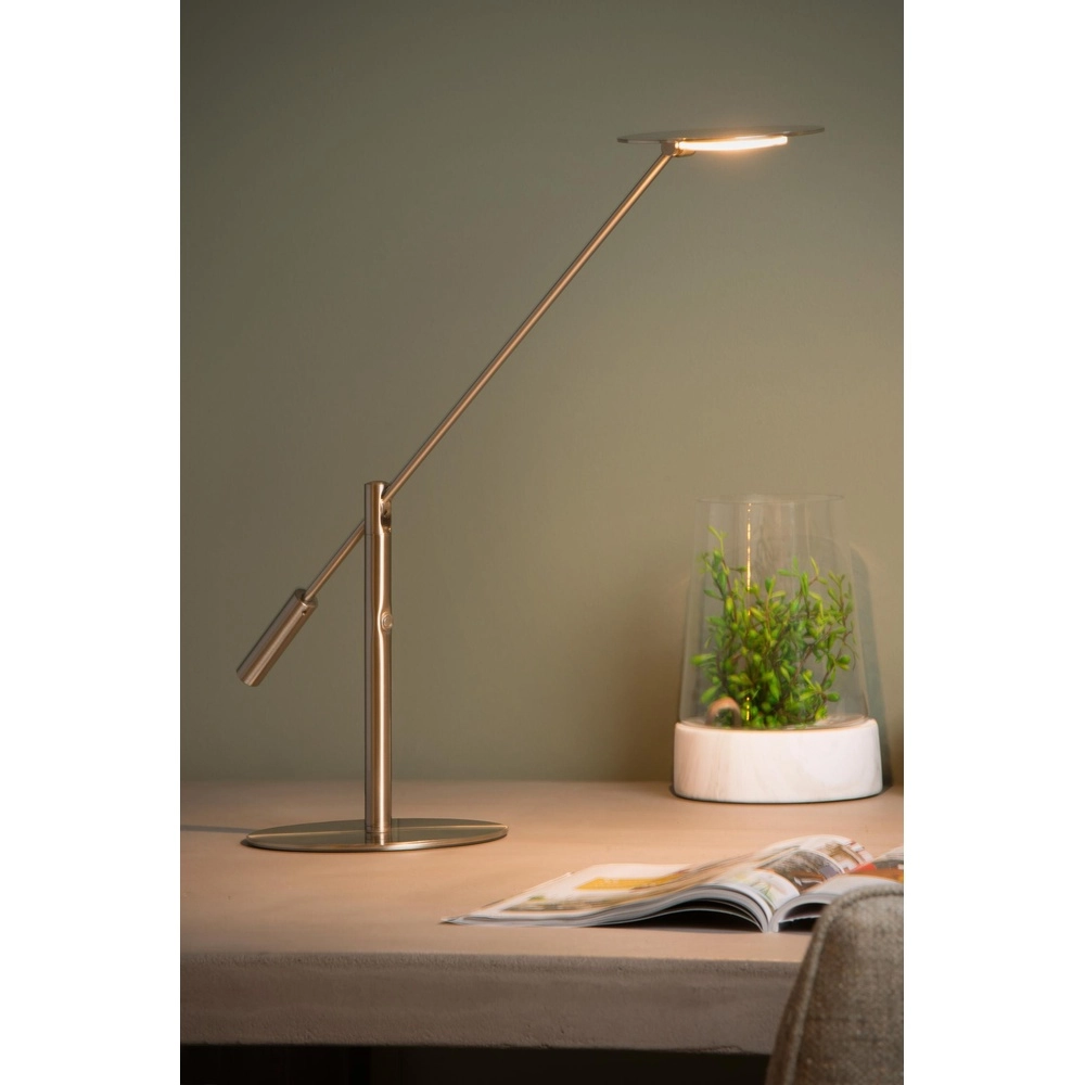 Schreibtischlampe Anselmo Chrom Lucide 5411212193926