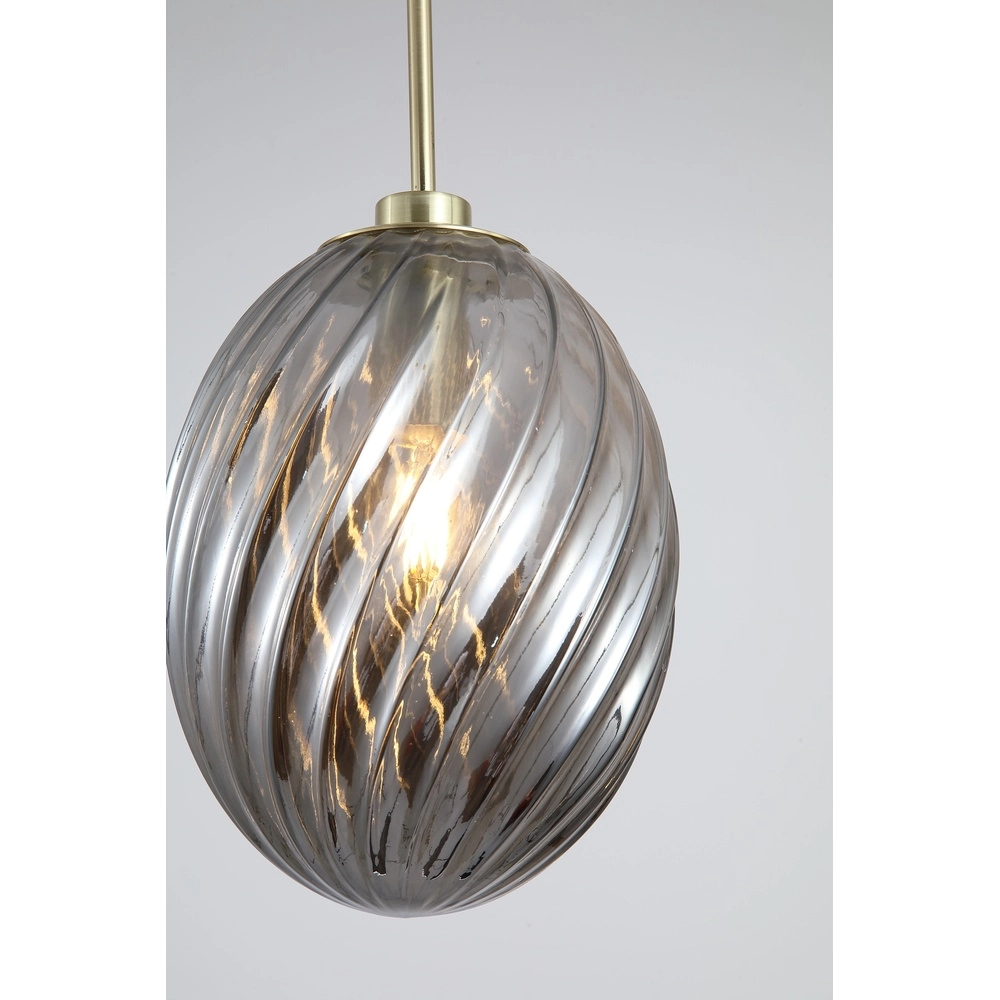 Pendelleuchte Whirl Rauchglas Searchlight 5053423301853