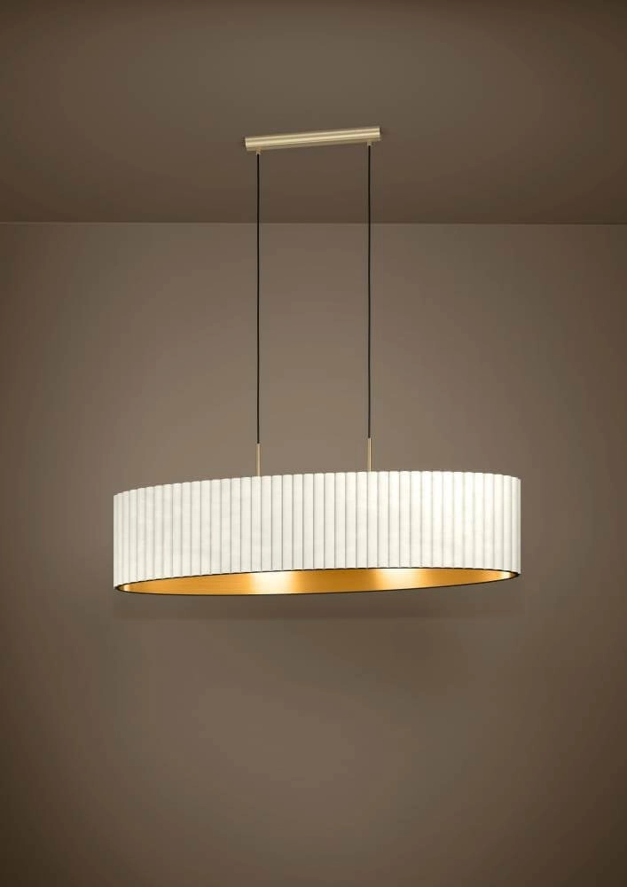 Hängelampe für das Esszimmer Tamaresco weiß mit gold Stars of Light 9002759397647