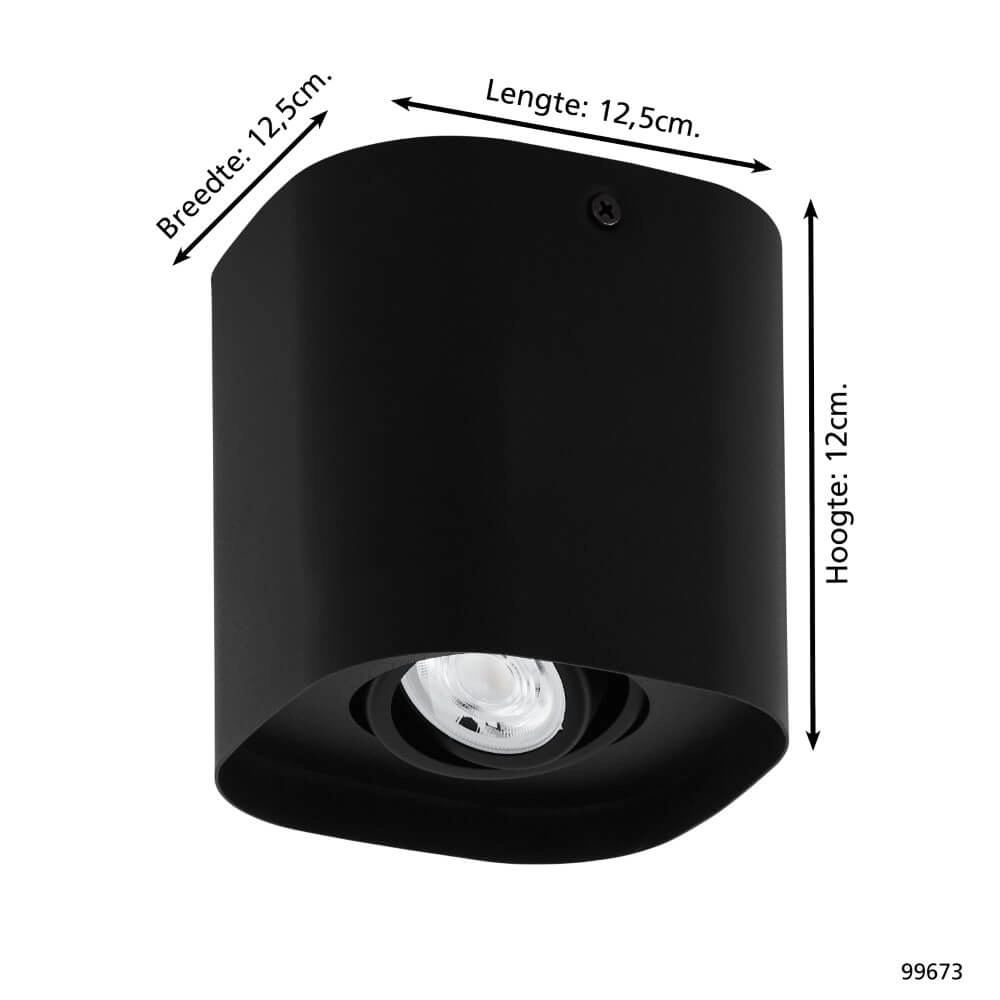 Aufbaustrahler Zigbee Caminales-Z 1-helles Schwarz Eglo 9002759996734