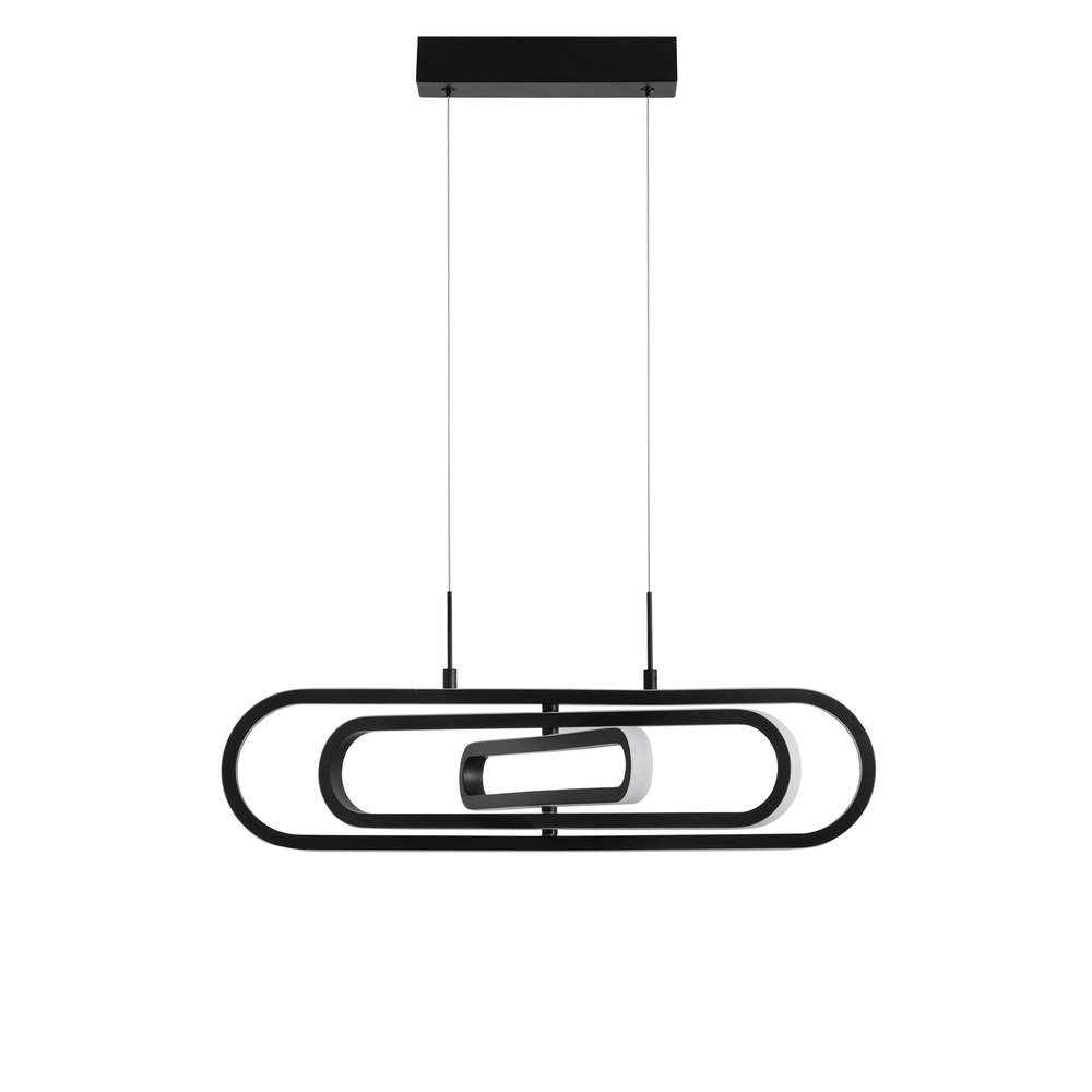 Design-Pendelleuchte Arte Schwarzes Oval Lyora 5212017426000