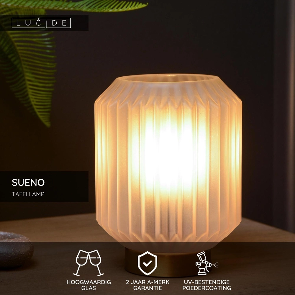 Tischlampe Sueno Weiß Lucide 5411212451477