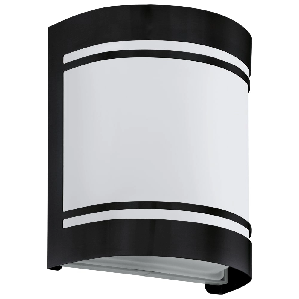 Schwarze Außenlampe Cerno