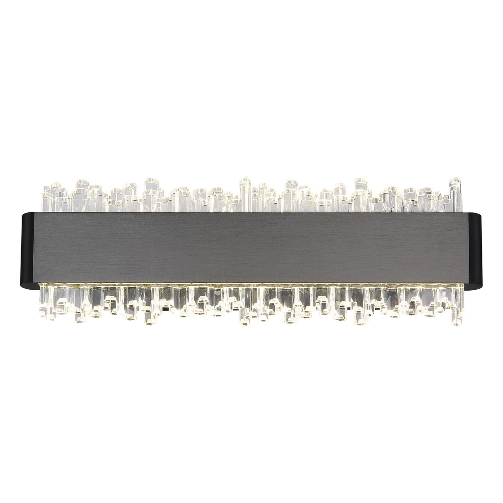 Schwarze Wandlampe Stalagmita 25 cm Globo 9007371578740
