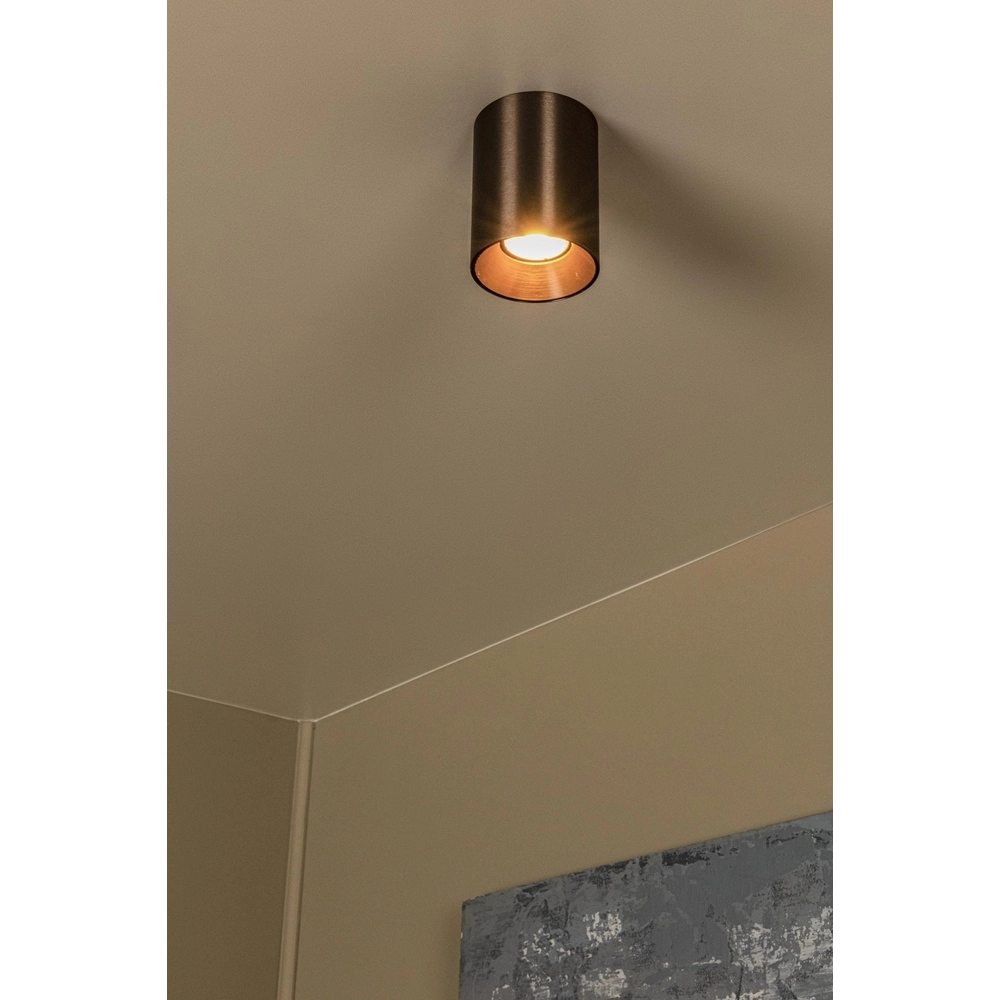Oberflächenmontierter Spot Gerti Kaffeebraun Lucide 5411212094339