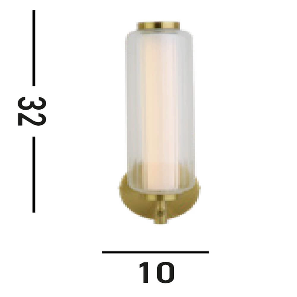 Moderne Wandleuchte Mod Messing Searchlight 5053423273105