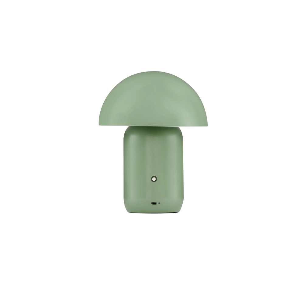 Design-Tischleuchte Pois wiederaufladbar grün Lyora 5212017472090