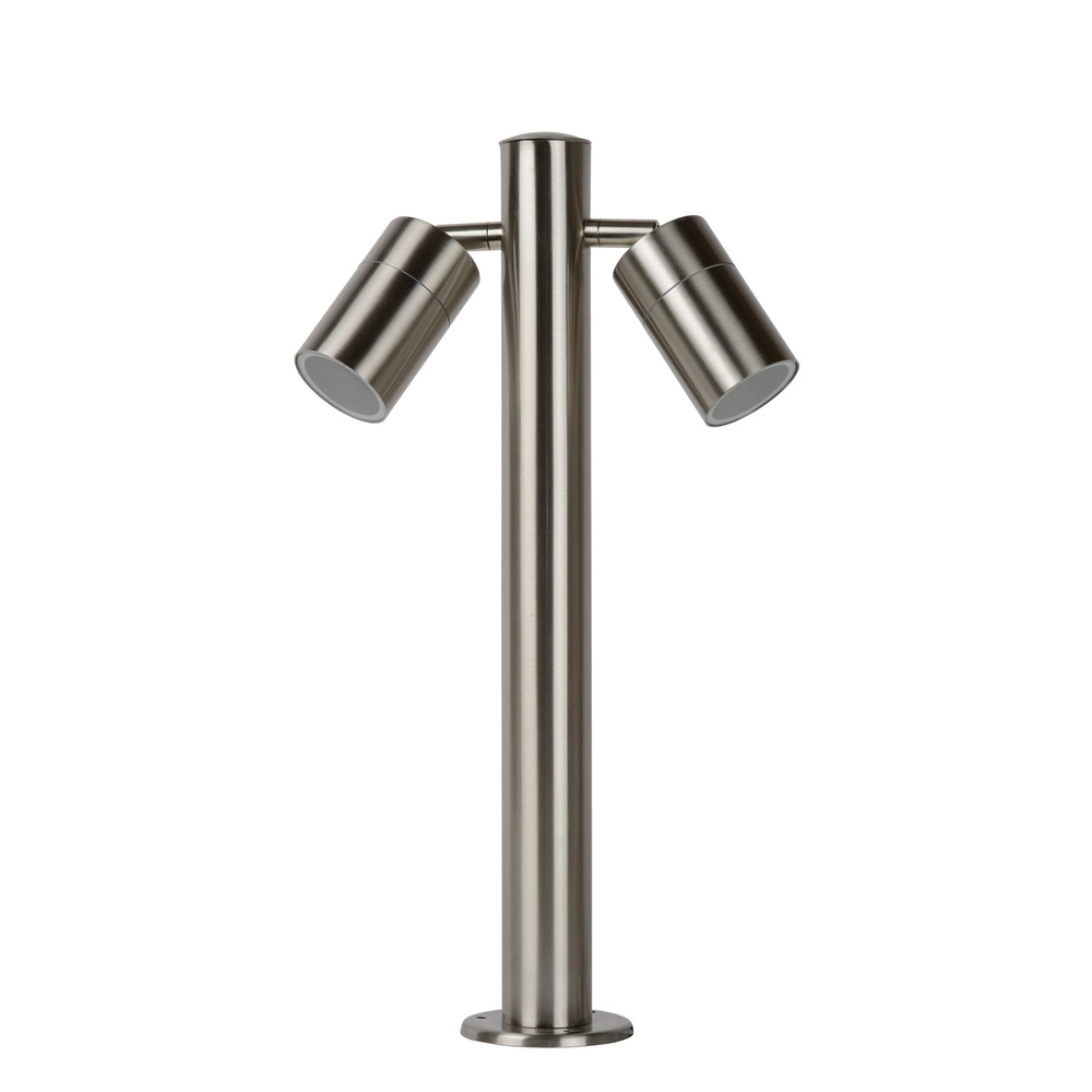 Gartenlampe Arne-Led 2-Licht Chrom