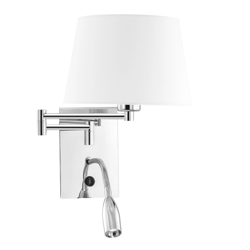 Wandleuchte Cingo Chrom mit Weiß Lyora 5212017403872
