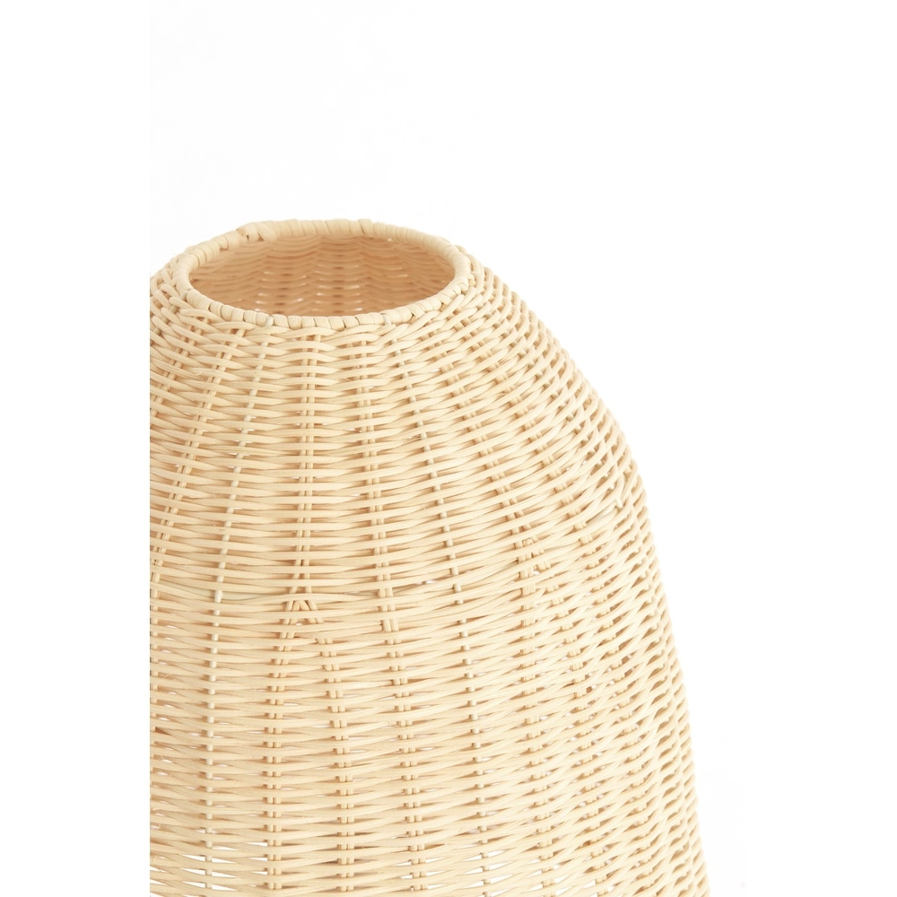 Rattan-Tischlampe Mandor Ø 28,5 cm – dunkles Rattan Light & Living 8717807820541