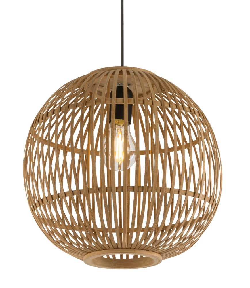Rattan-Kugellampe Hildegard Ø 30cm Globo 9007371409549