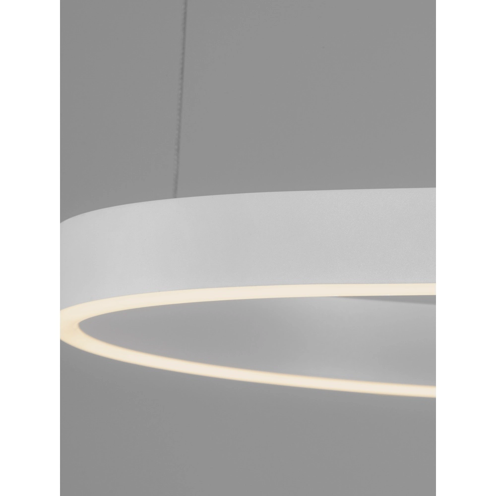 Pendelleuchte in natürlicher Form Dussa weiß 120cm Lyora 5212017463067
