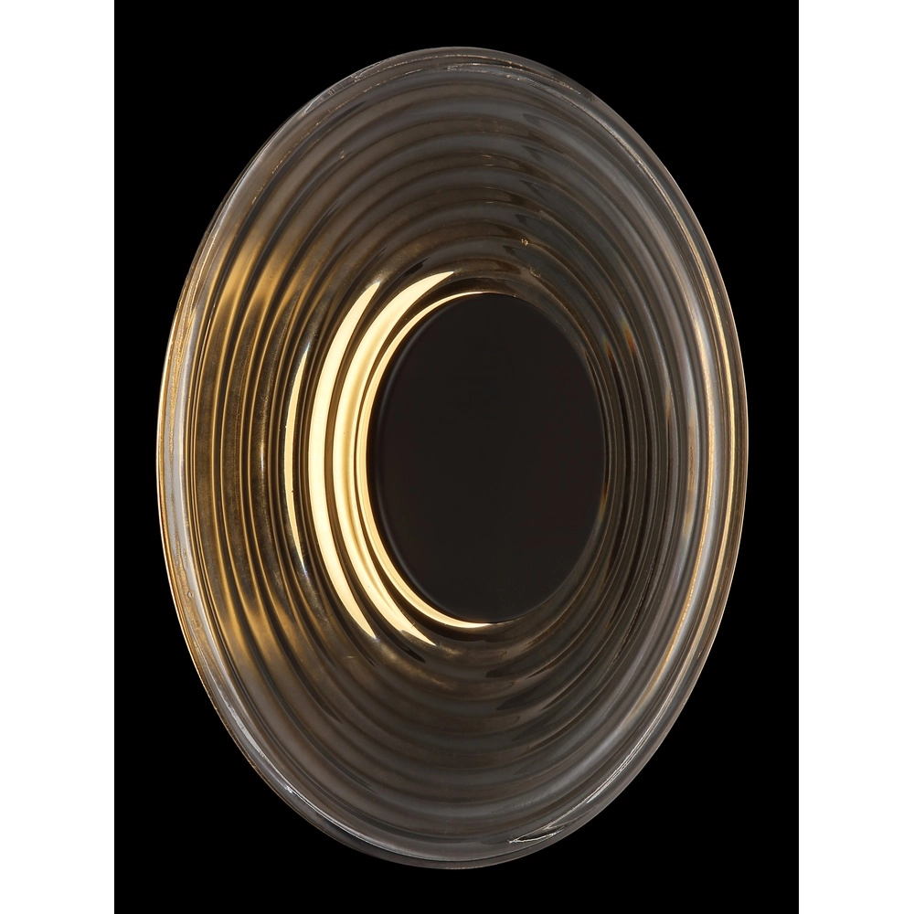 Goldene Wandlampe Janell Schwarz Globo 9007371578412