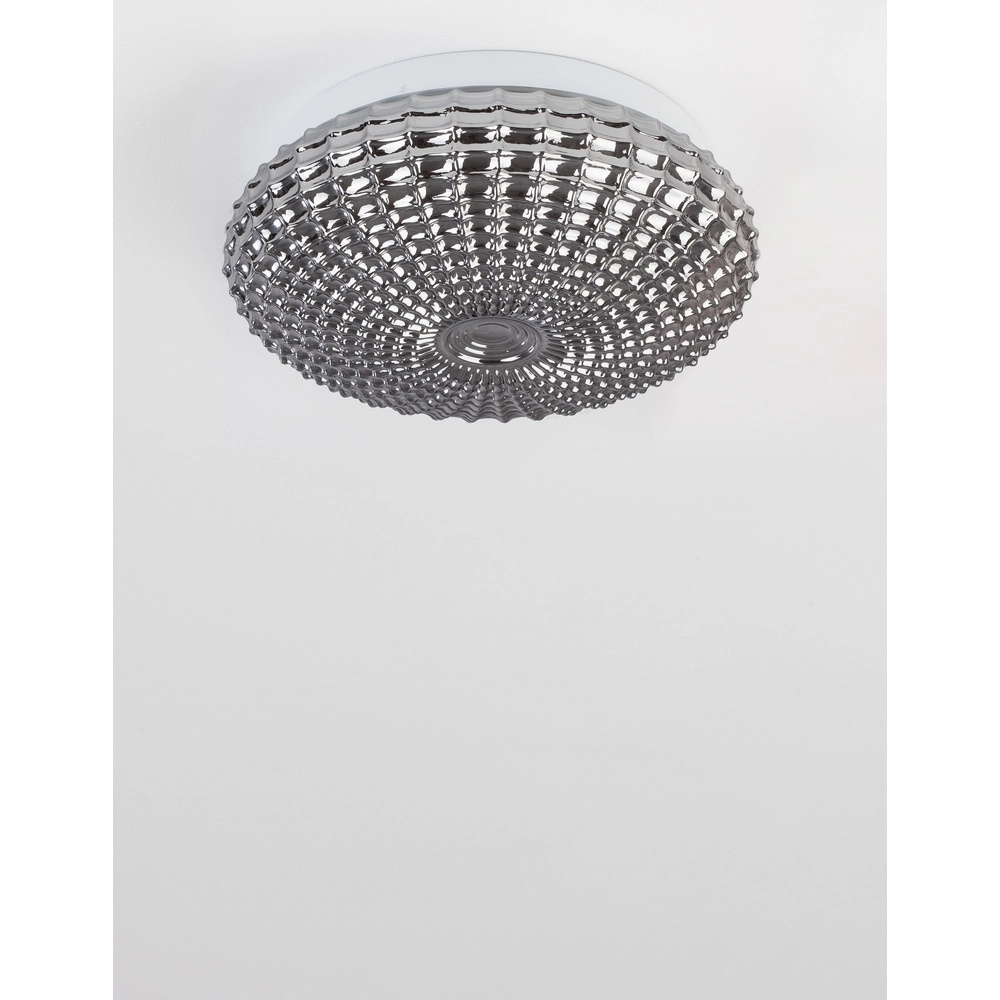 Deckenlampe Clam Rauchglas Lyora 5212017419446