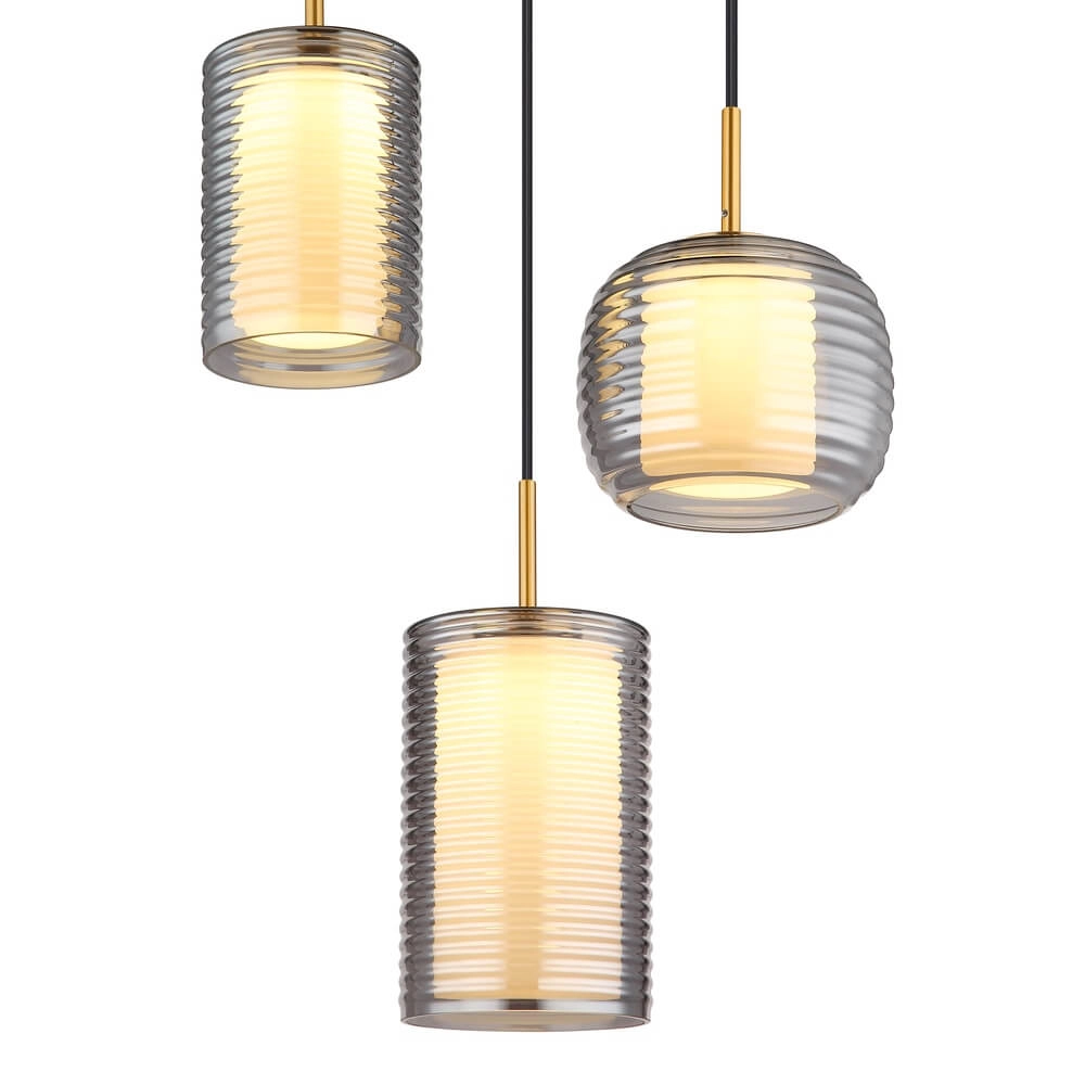 Pendelleuchte Lampigna 3-flammig rund Globo 9007371446889
