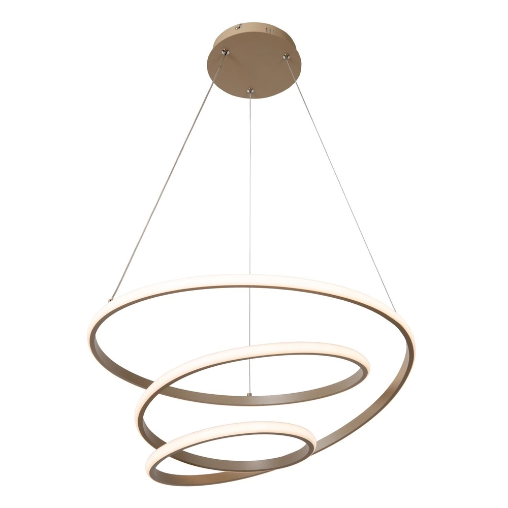 Moderne Pendellampe Espiral sandbraune 40W Lucide 5411212782991