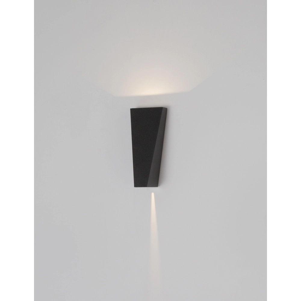 Design-Wandleuchte Veiro anthrazit