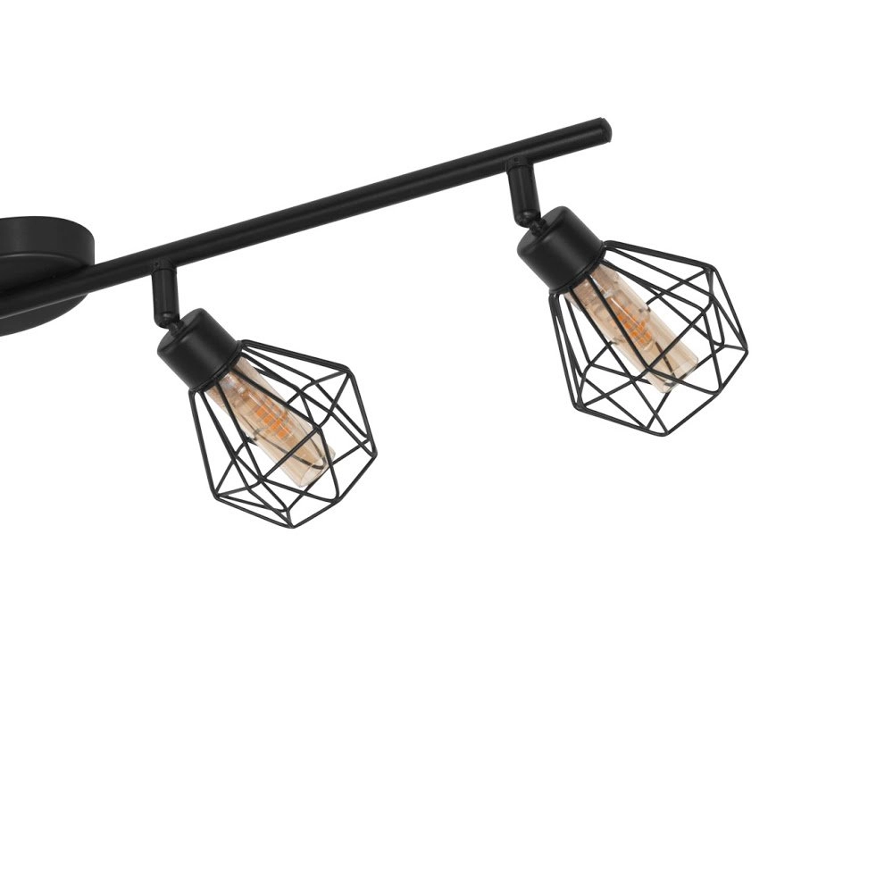 Scheinwerfer Zapata 1 4 Lichtschwarz mit Amberglas Eglo 9002759327675