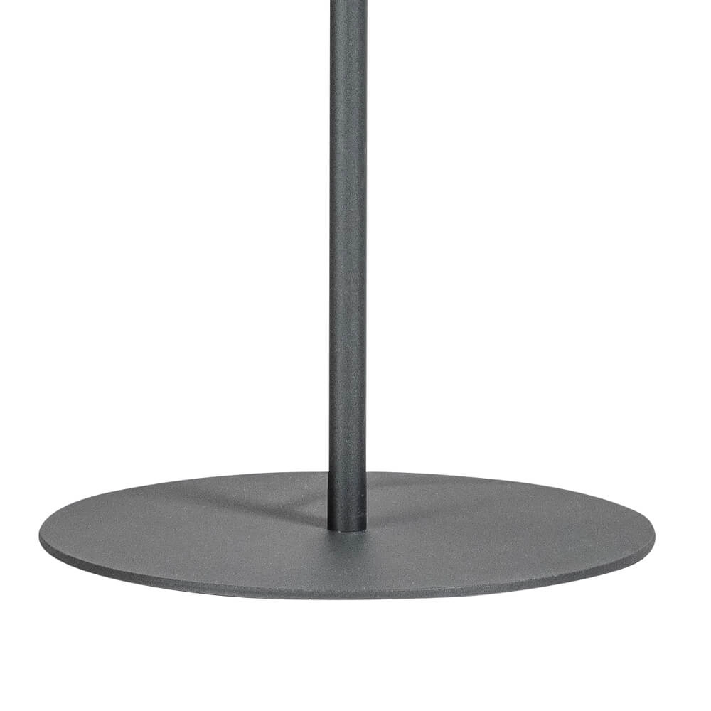 Designer-Stehleuchte Davina 3-flammiges Schwarz mit Rauchglas ETH 8720195302766