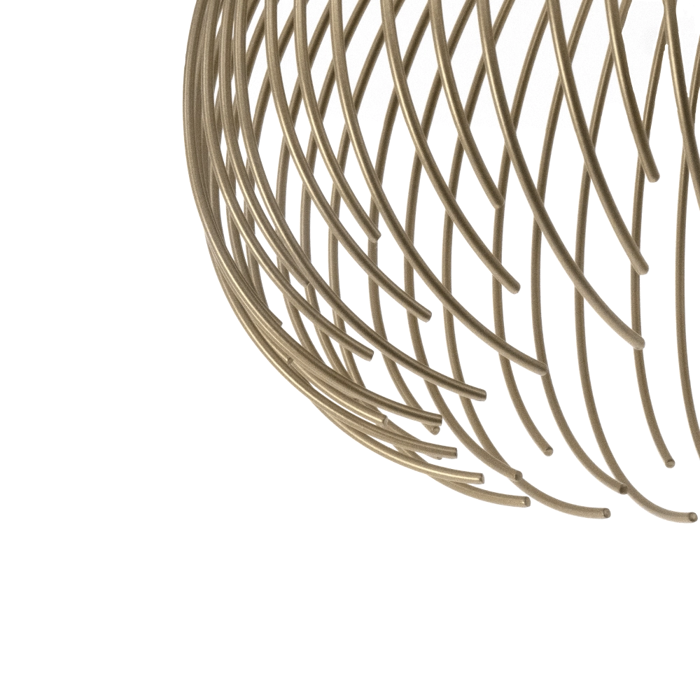 Goldene Deckenlampe Venezuela Ø 38,5cm Eglo 9008606242771