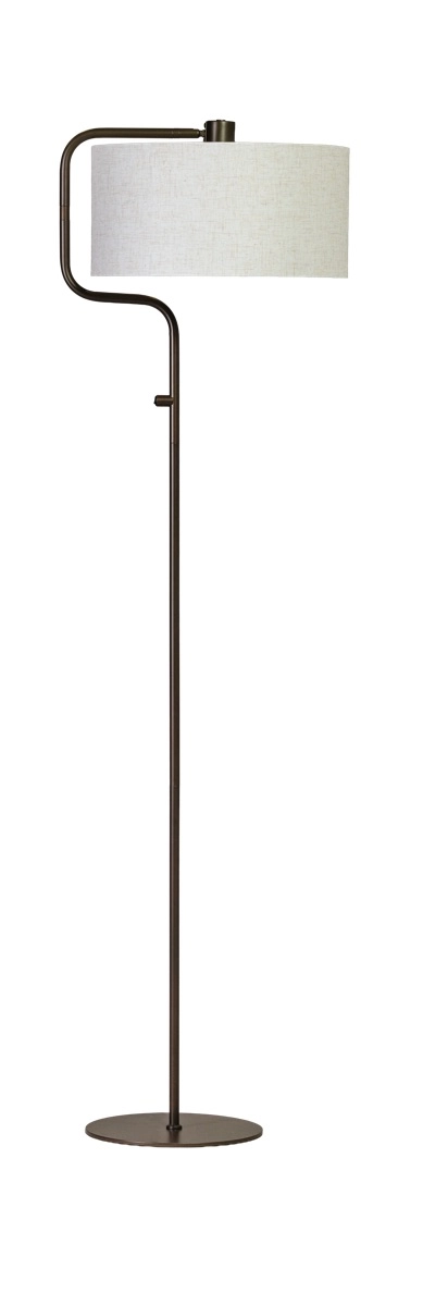 Stehlampe Jacqueline 1x E27 – anodisch braun