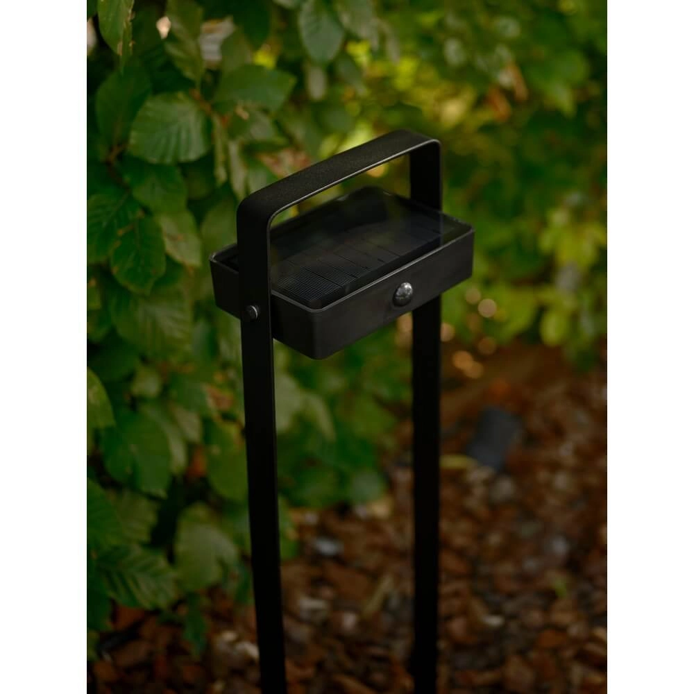 Stehleuchte für den Garten Saulio Solar Schwarz Nordlux 5704924023484