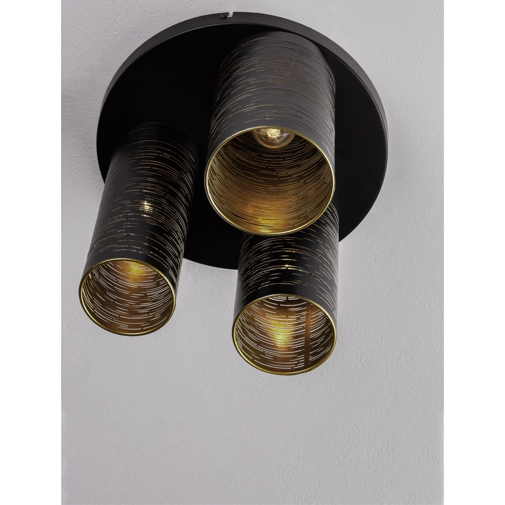 Deckenlampe Zane schwarz Lyora 5212017436436