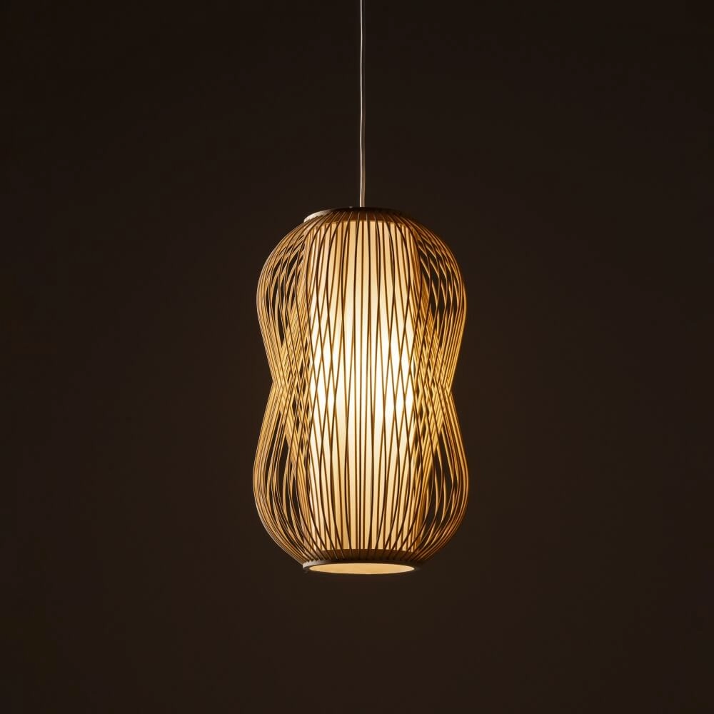 Rattan Pendelleuchte Puket M Ø 26cm Lyora 5903139111614