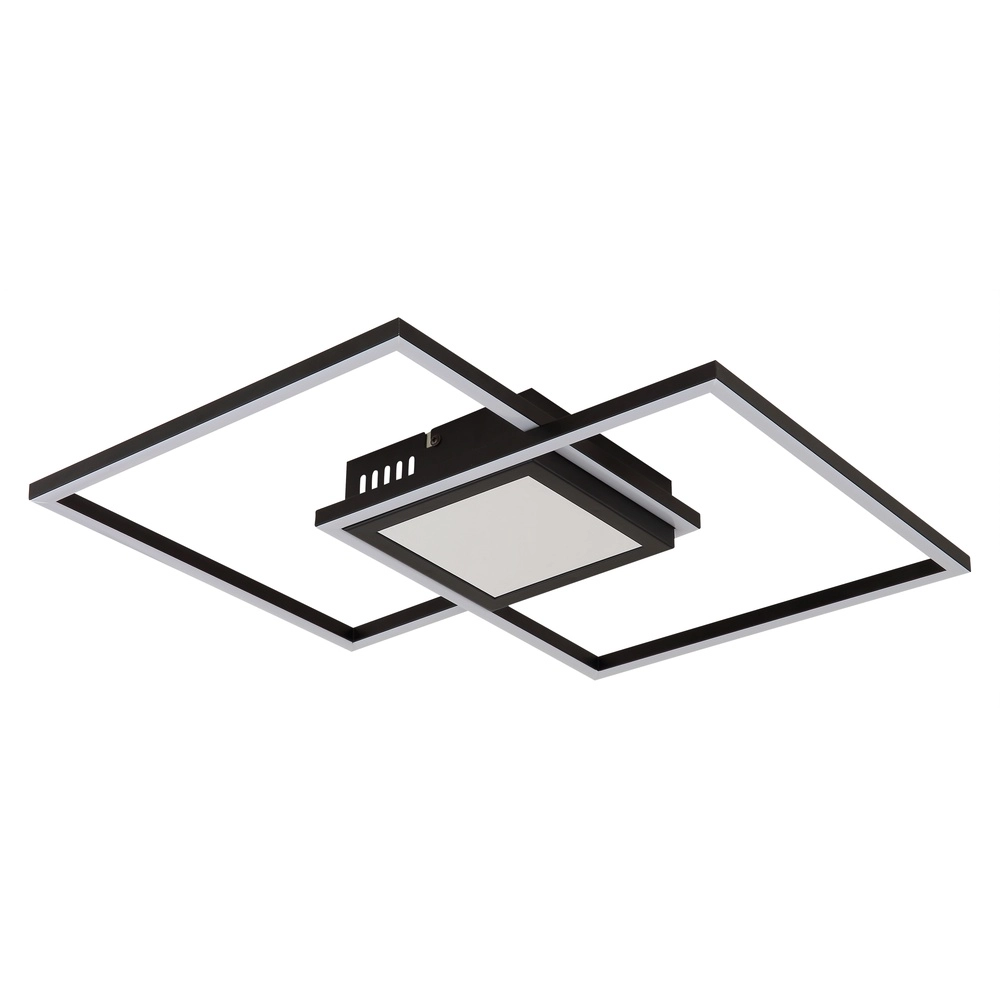 Moderne Deckenlampe Saunders Schwarzes Quadrat Globo 9007371475353