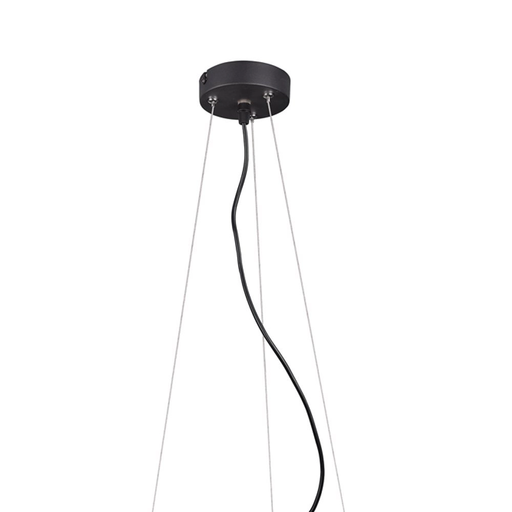 Pendelleuchte Zandor Ø 50 cm schwarz Trio 4017807422078