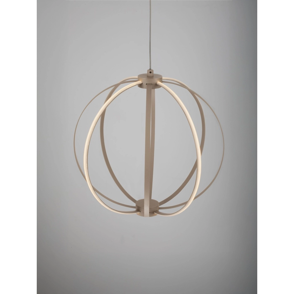 Pendellampe Brea beige Ø 30cm Lyora 5212017494382