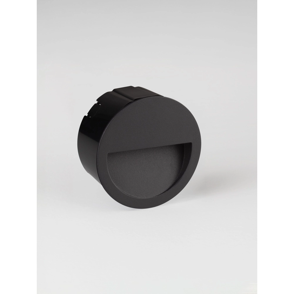 Runde Einbauwandlampe Sete Schwarz Lyora 5212017497987