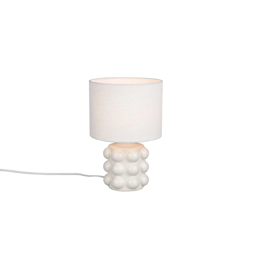 Tischlampe Kate weiß Ø 20cm Trio 4017807662535
