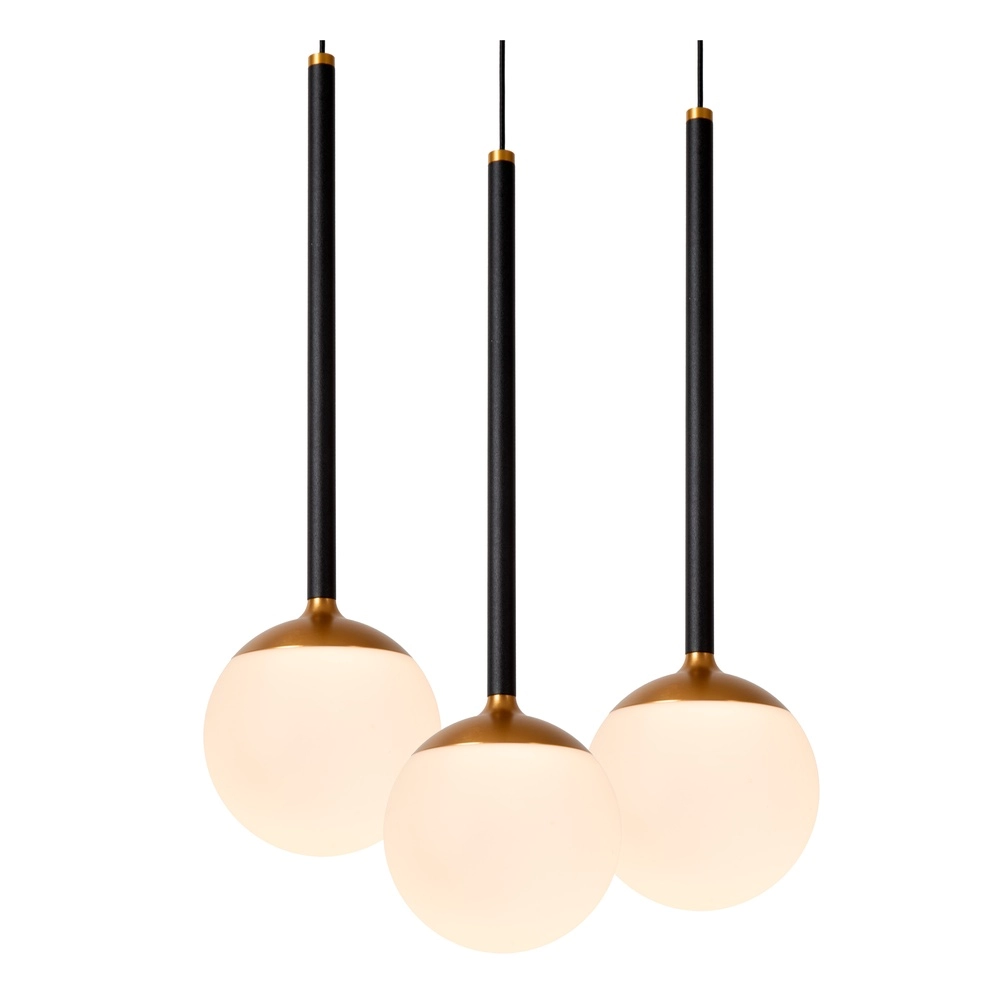 Vide Pendellampe Calina 5-Licht mit weißen Kugeln Premium by Lucide 5411212241979