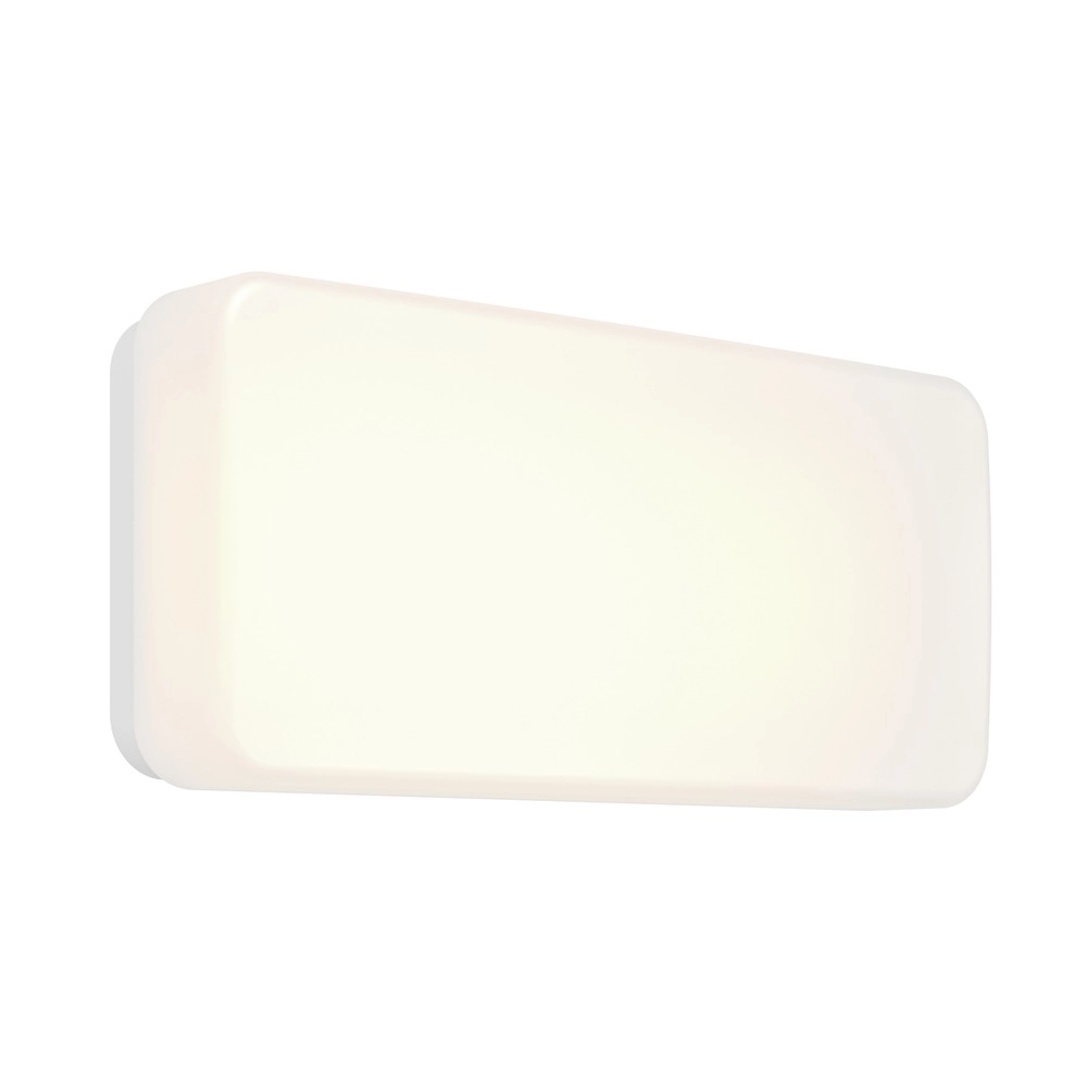 Weiße Wandlampe Pogliola E 28,5 cm