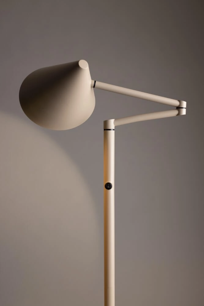 Stehlampe Marvis sandfarbenes Design ETH 8720195307051