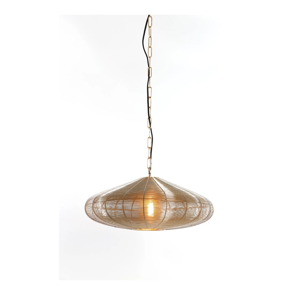Pendellampe Bahoto gold Ø 51cm Light & Living 8717807706814
