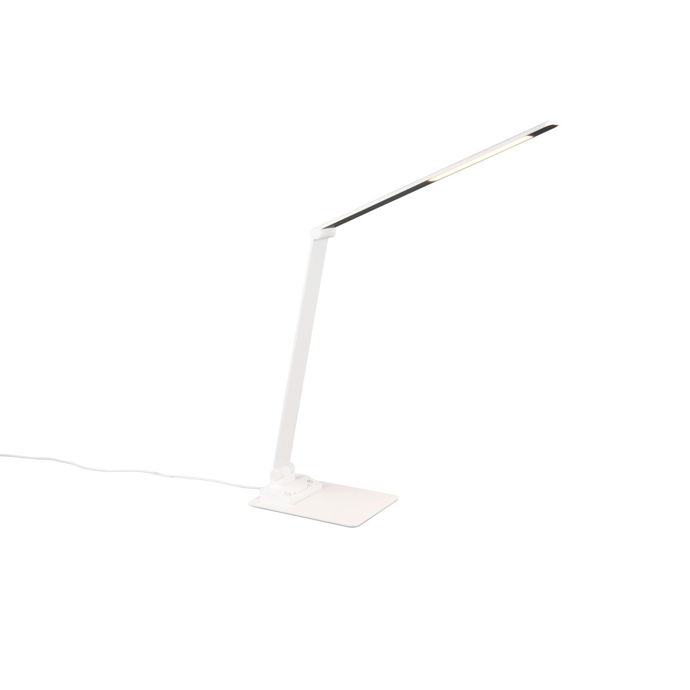 Schreibtischlampe Travis Design Weiß Trio 4017807600193