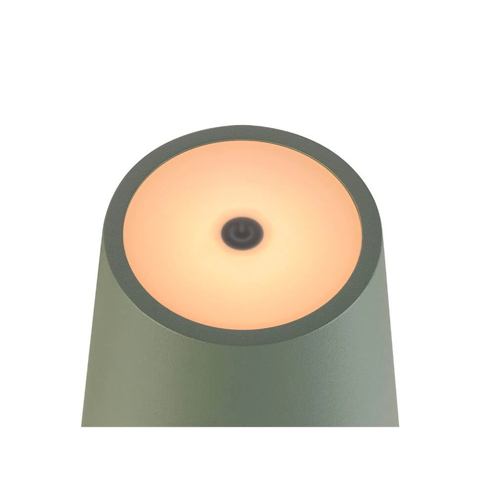 Tischlampe für den Außenbereich Vinolina Two grün - wiederaufladbar SLV 4024163288293