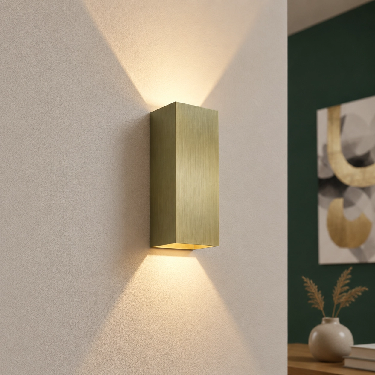 Wandlampe Dante XL Gold