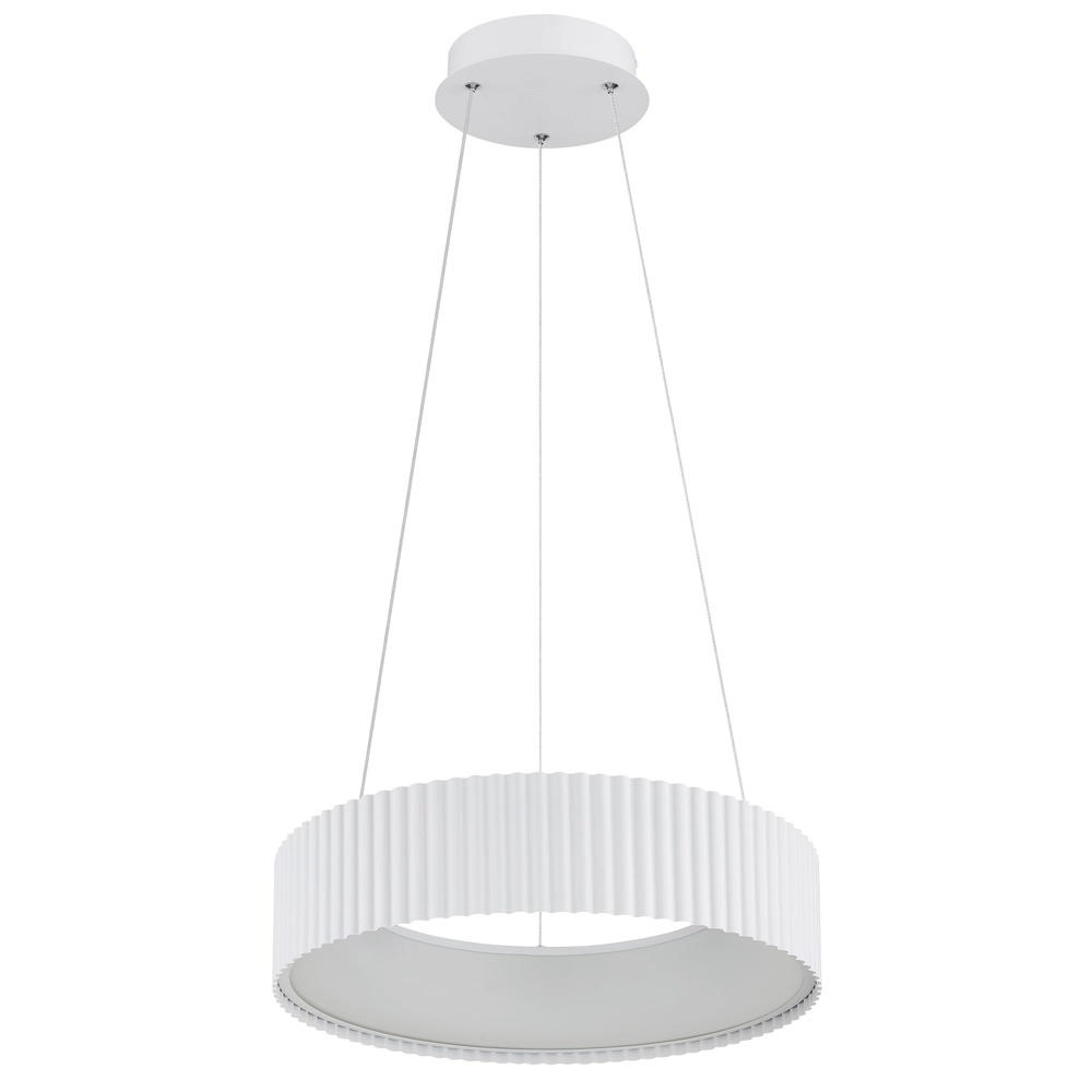 Design-Pendellampe Kemp weiße Ø 46 cm Globo 9007371566273